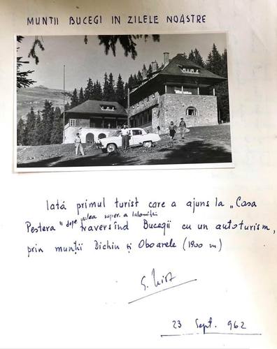Das erste Automobil in Peștera, 1962