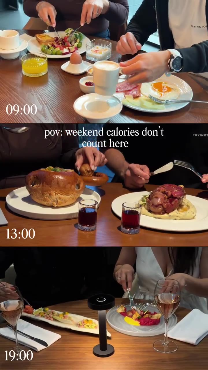 Weekend calories don’t count here
