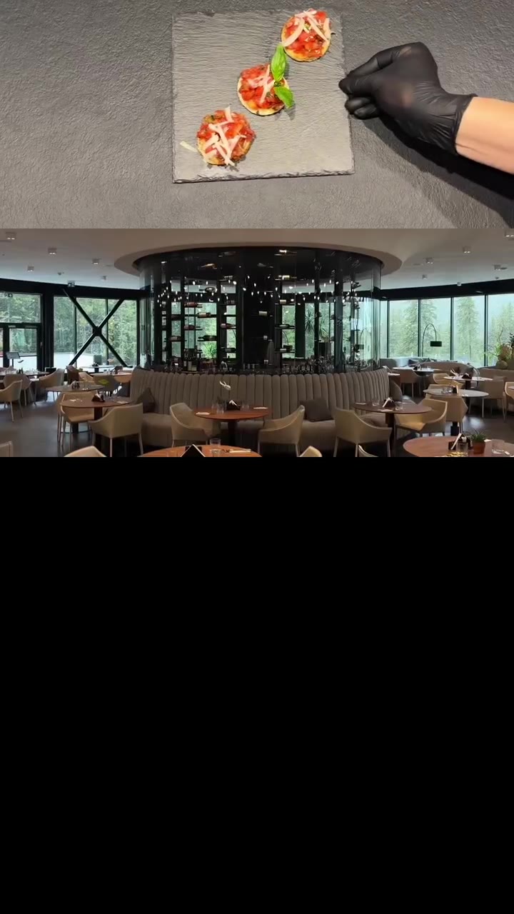 Introducing the restaurant atmosphere