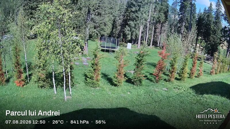Imagine live Parcul lui Andrei, Hotel Peștera, Munții Bucegi